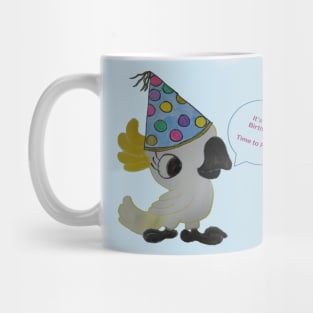 Time to Party Cockatoo Mug